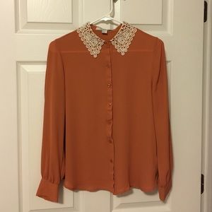 Blouse With Crochet