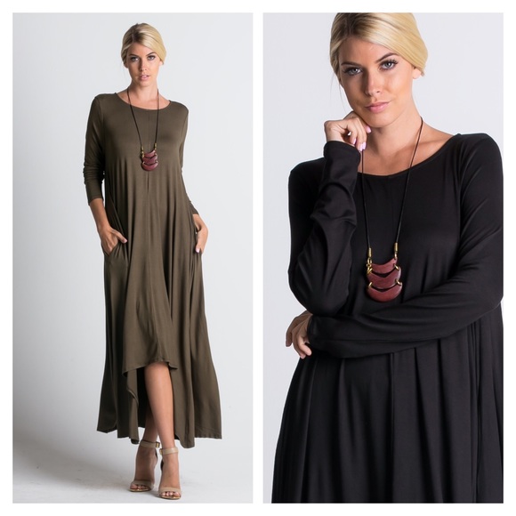 ✨Clearance✨Last One, Flowy Long Sleeve Dress - Picture 4 of 4