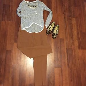 Loft brown petite pants size 2