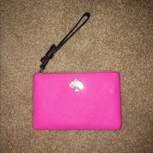 Pink Kate Spade Wristlet