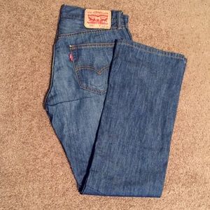 Levi denim straight jeans 30x30