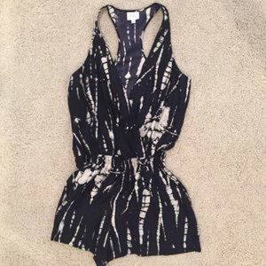 Parker Tie Dye Silk Romper Size Small