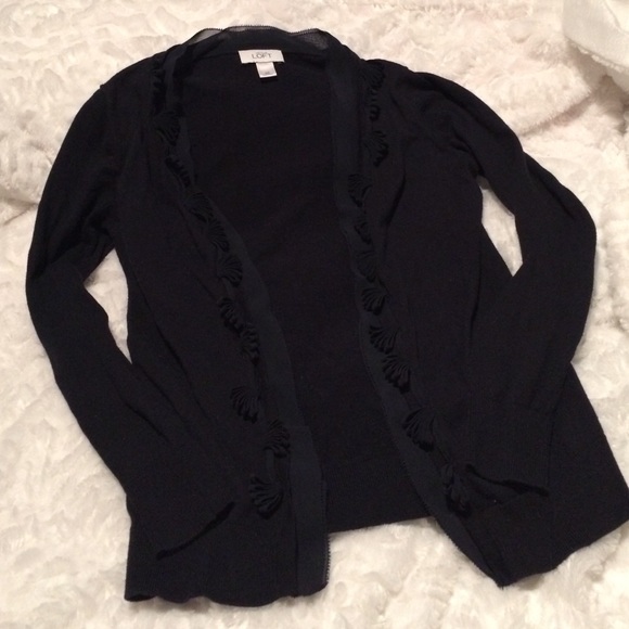 LOFT Sweaters - Ann Taylor Navy Cardigan