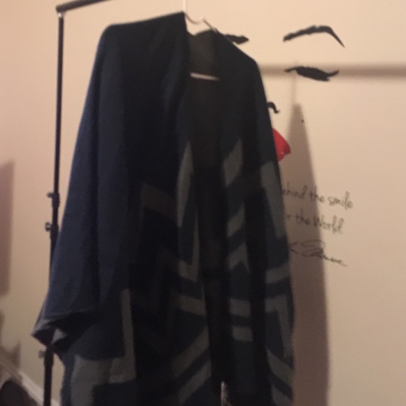 Oversized poncho