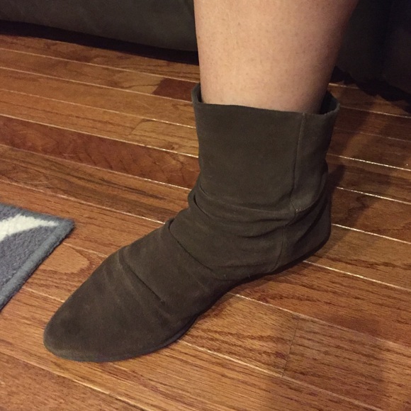 Brown booties