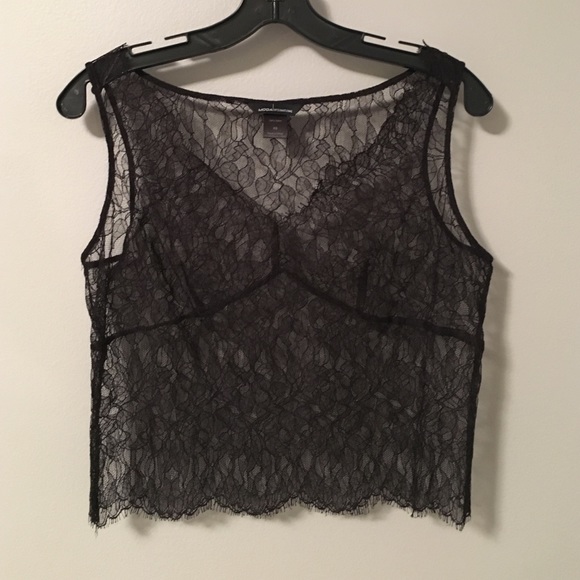 New lace crop top