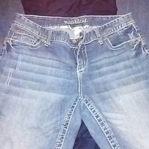 Maurices medium wash bootcut jeans