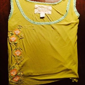 Nick and Mo embroidered top :)