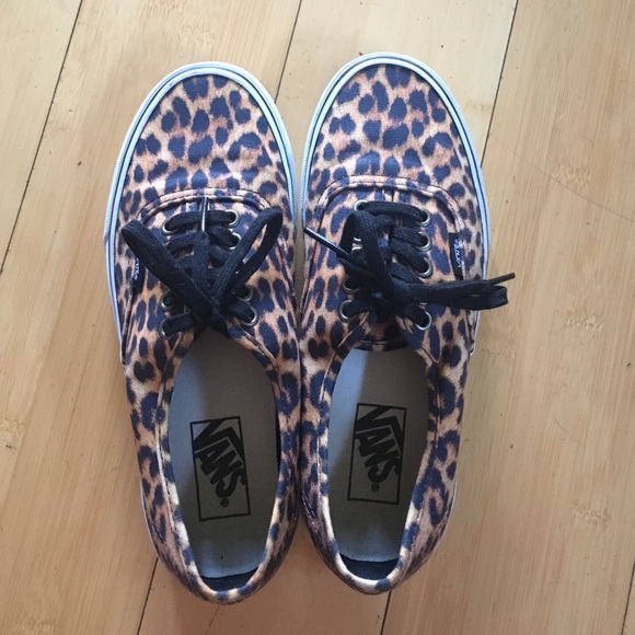 Cheetah print vans