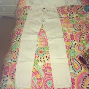 White jeans