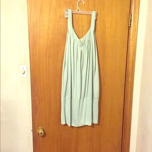 Mini light green dress