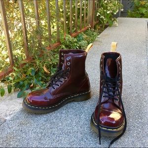 Vegan Cherry Red Doc Martens!