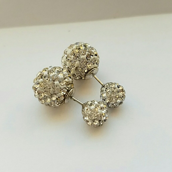 Double ball earrings