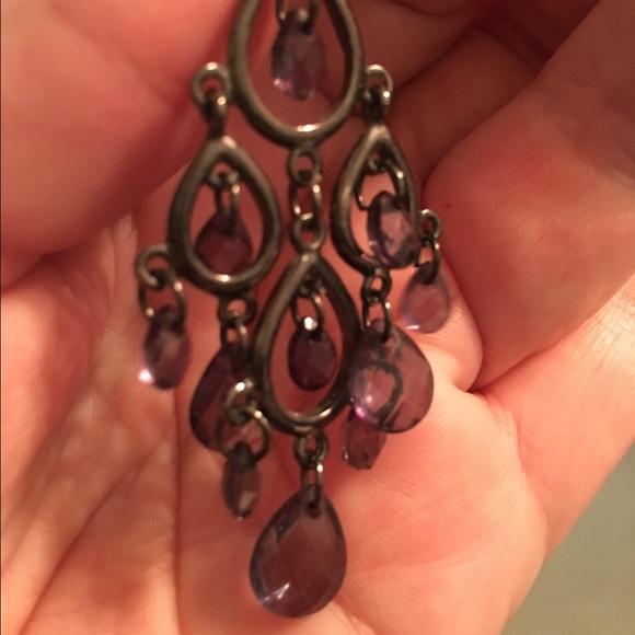 Beautiful beaded chandelier earrings. New, no tags