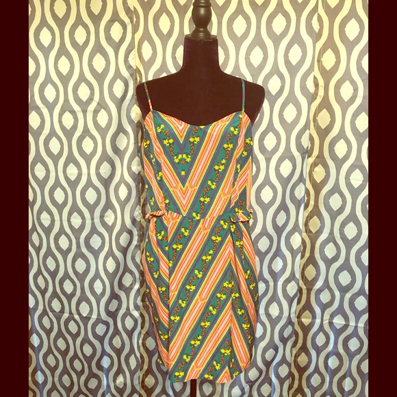 Xhilaration Print Sun Dress with Pockets