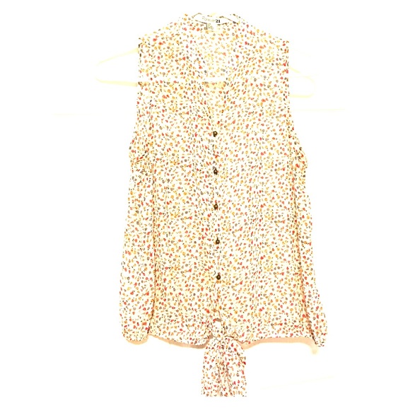 Sheer Flower Blouse