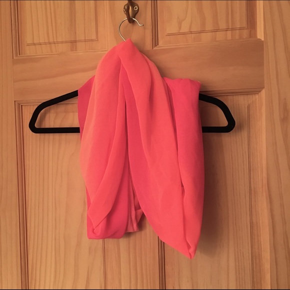 Express Accessories - Express Pink Infinity Circle Scarf