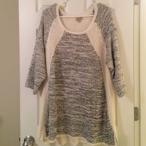 Knit 3/4 length sweater