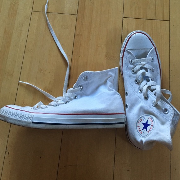 White high top converse