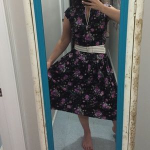 Vintage 80s two-piece skirt/dress