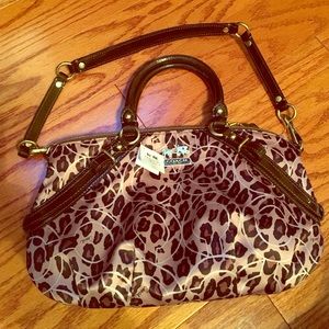 NWT coach animal print purse
