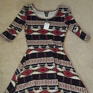 Aztec Skater Dress