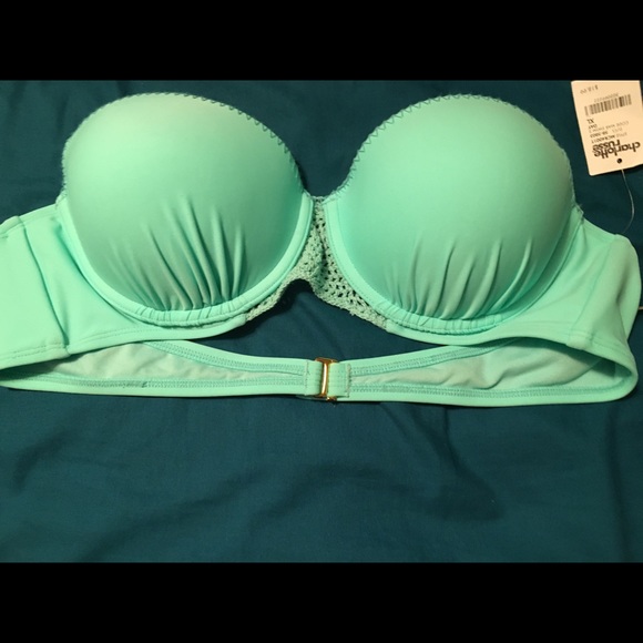 Strapless teal bikini - Picture 3 of 3