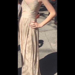 Floor-length prom dress