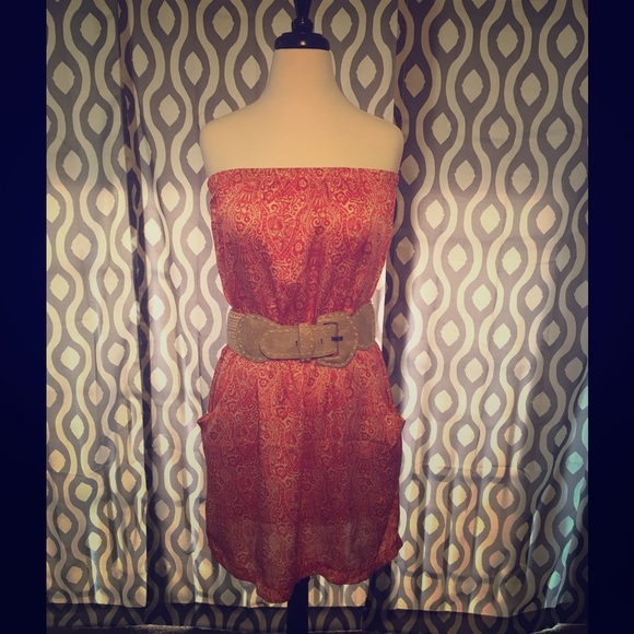 Alya Dress with Cream Belt
