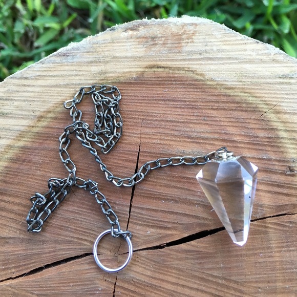 Clear Quartz Crystal Pendulum