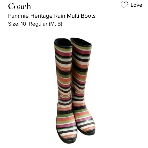 Coach Rainboots!!!