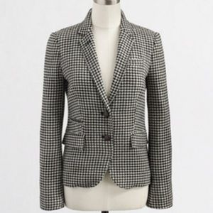 J. Crew wool houndstooth blazer
