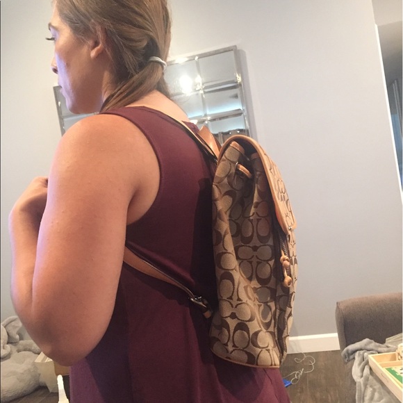Coach signature backpack *BRAND NEW* main image 4
