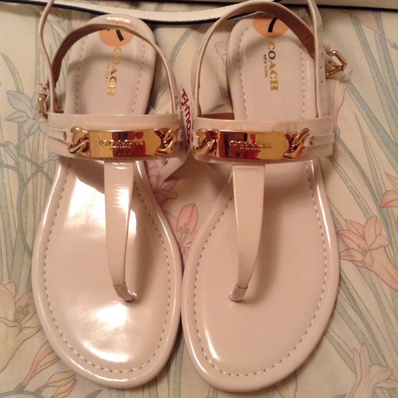 NEW!! Coach Catherine Patent sandals