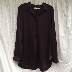 Loft Deep Plum Tunic