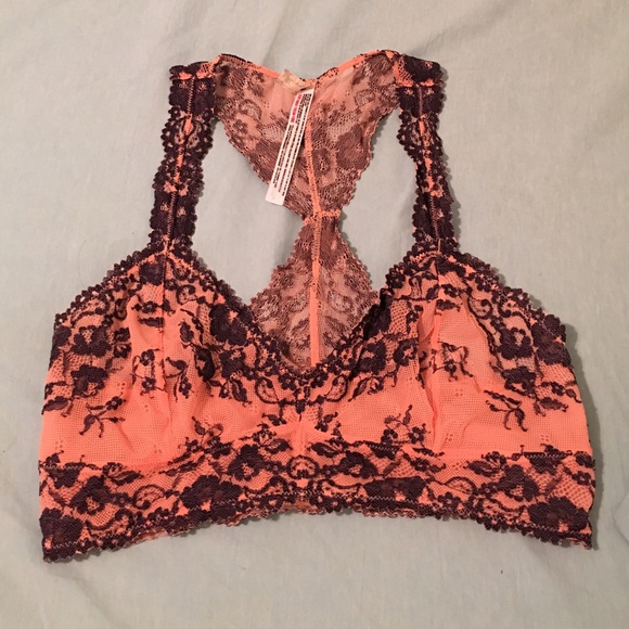 NWOT Free People Lace Racerback Bra-let