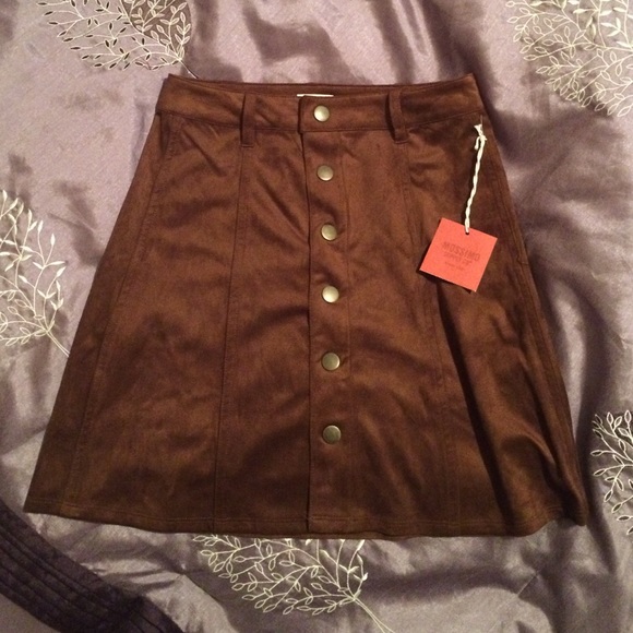 Stylish Soft brown skirt