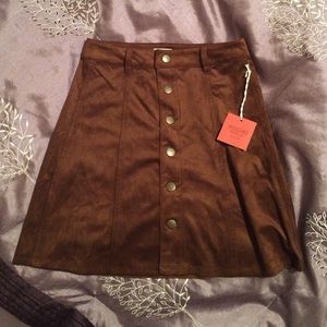 Stylish Soft brown skirt