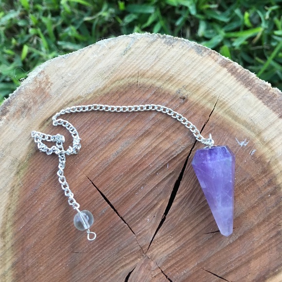 Amethyst Crystal Pendulum