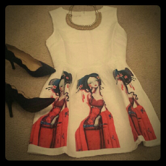 Chic white dress