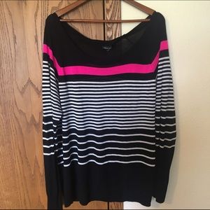Torrid striped sweater