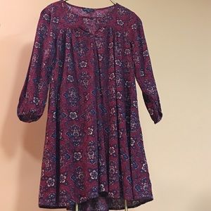 Loose patterned dress