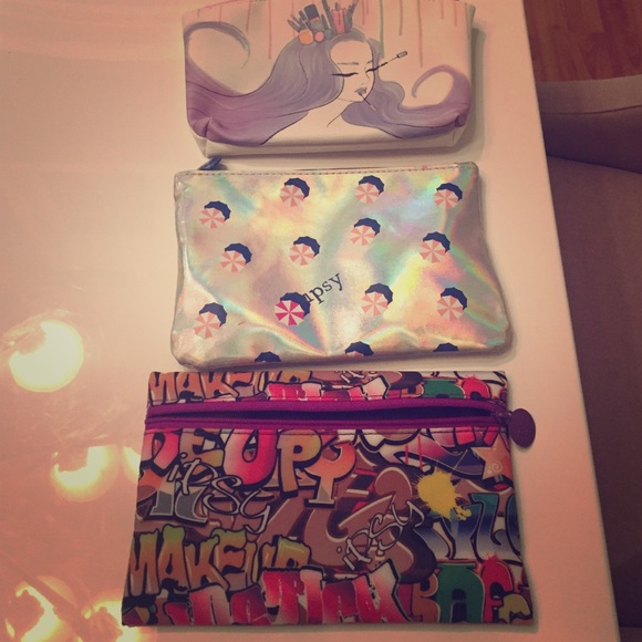 Set of three Ipsy bags