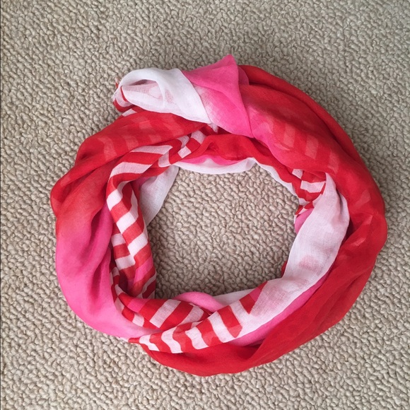 Multi colored pink scarf