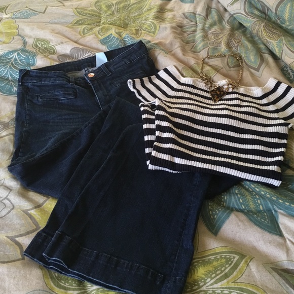 H&M Denim - H&M jeans and sweater set