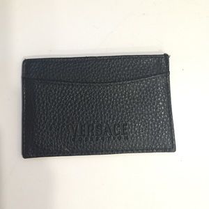 Versace collection leather wallet