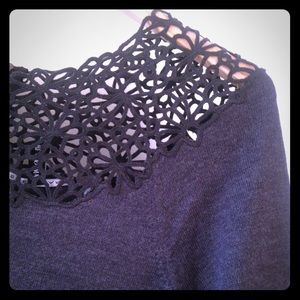 Ellie Tahari Short Sleeve Sweater