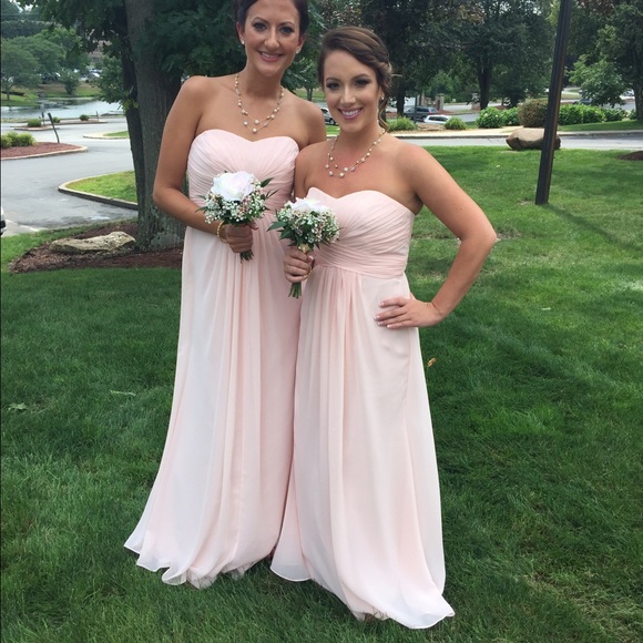 Light pink bridesmaids dress 🌸