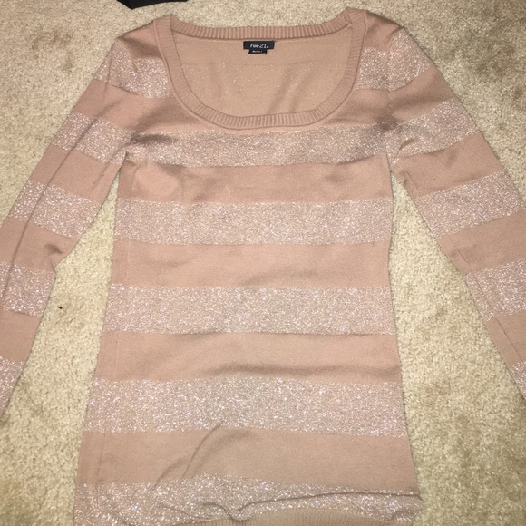 Sparkle striped sweater