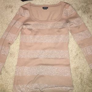 Sparkle striped sweater